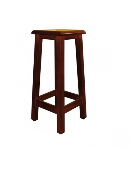 alt= Taburete de madera Gineta