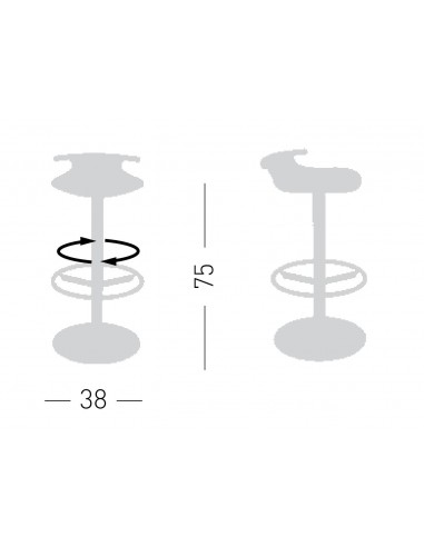 alt= Taburete Joy AV