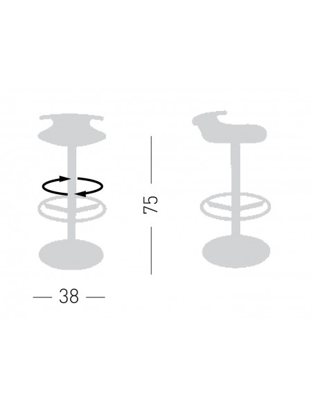 alt= Taburete Joy AV