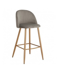 alt= Taburete CONCHA terciopelo