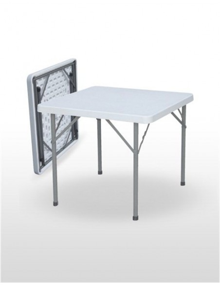 alt= Mesa Catering Cuadrada 70x70x75