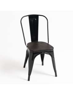 alt= silla Tolix madera oscura 2