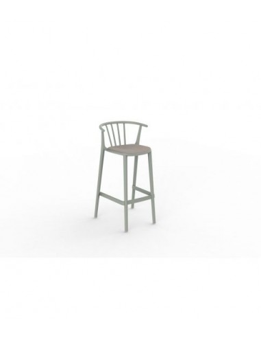 alt= Taburete alto Woody tapizado