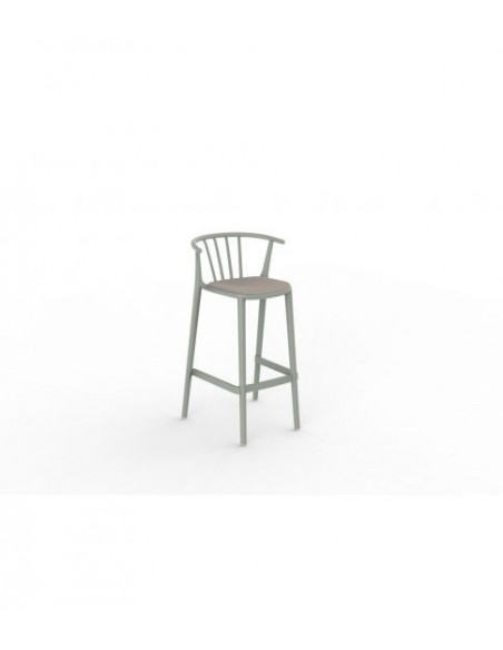 alt= Taburete alto Woody tapizado