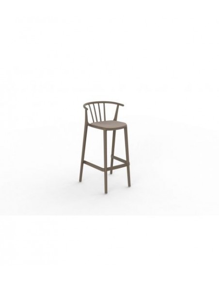 alt= Taburete alto Woody tapizado