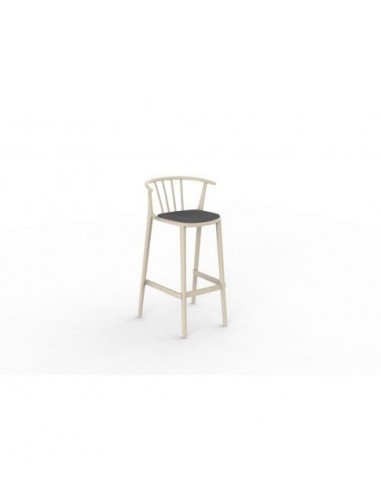 alt= Taburete alto Woody tapizado