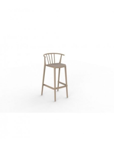 alt= Taburete alto Woody tapizado
