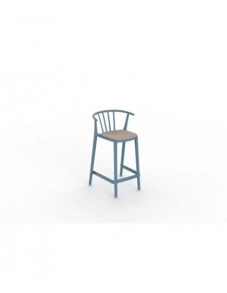 alt= Taburete Medio Woody tapizado