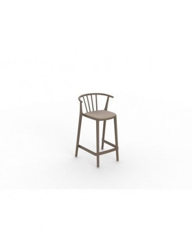 alt= Taburete Medio Woody tapizado