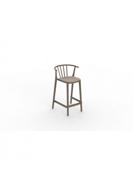 alt= Taburete Medio Woody tapizado