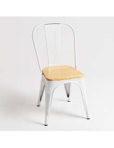 alt= Silla Tolix Madera Natural 2