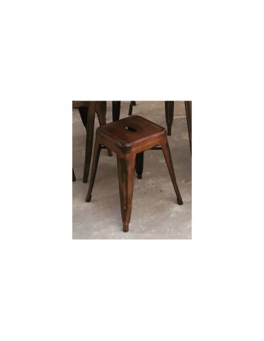 alt= Taburete bajo Tolix Rustic