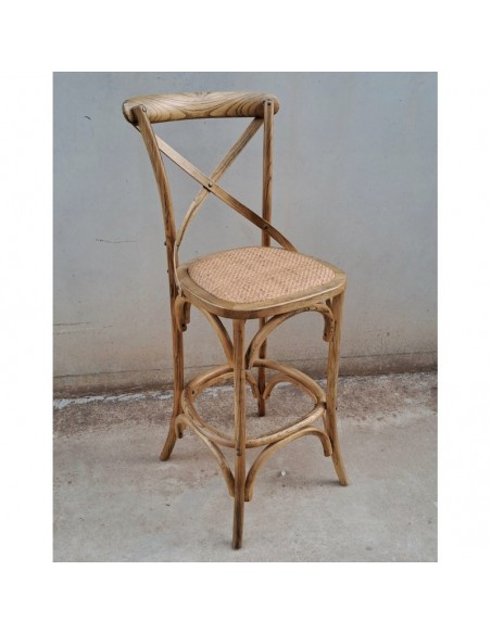 alt= Taburete Crossback thonet