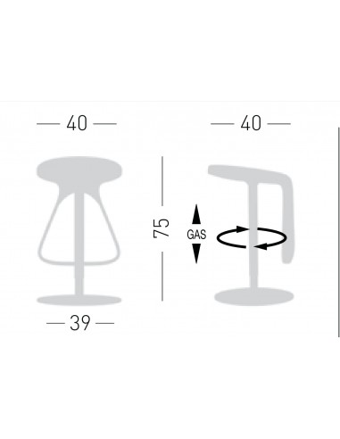 alt= Taburete Octo Elevable
