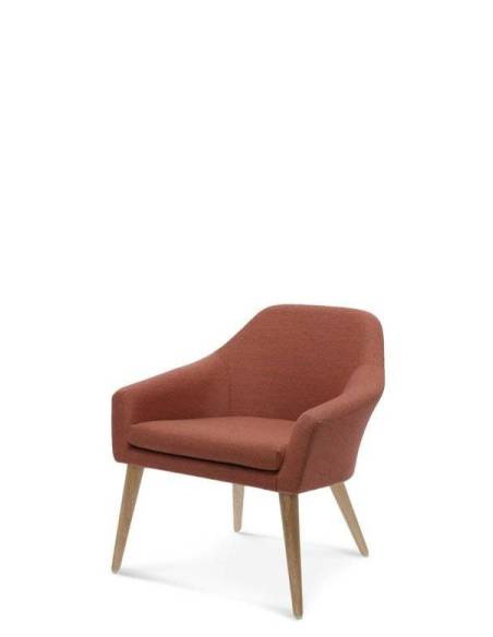 alt= Sillón Shell Roble