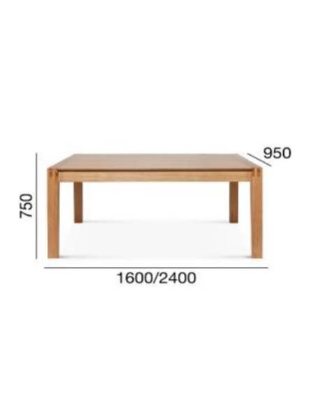 alt= Mesa Lennox Roble