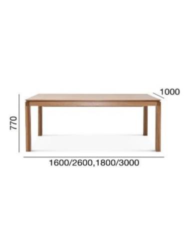 alt= Mesa Llow Roble