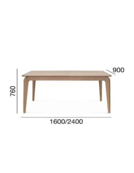 alt= Mesa Teba Roble