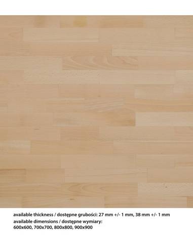 alt= Tablero de Haya maciza