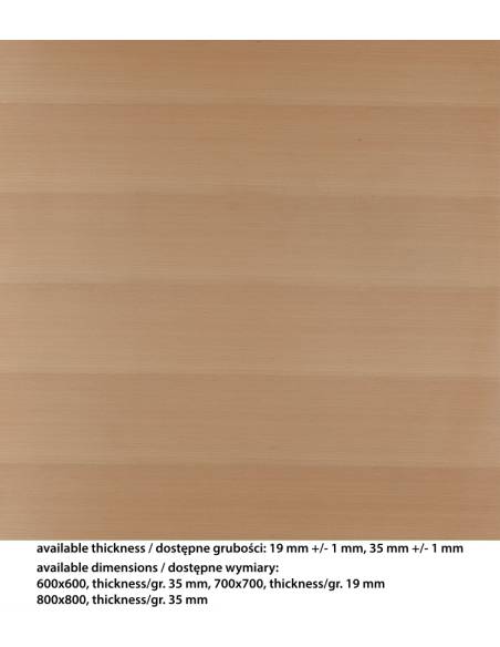 alt= Tablero de Haya chapado