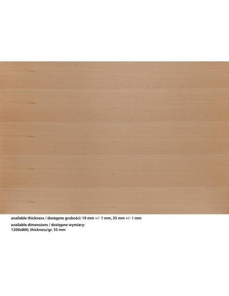 alt= Tablero de Haya chapado