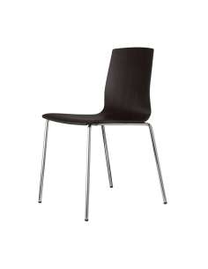 alt= Silla Alice con asiento de madera 2