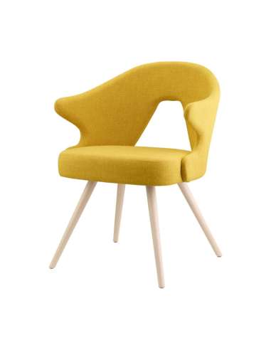 alt= Sillón de madera You