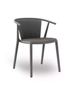 alt= silla Steely tapizada