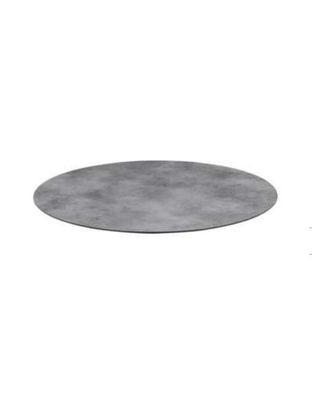 alt= Tablero Top Ø 120 cm. Compacto Laminado