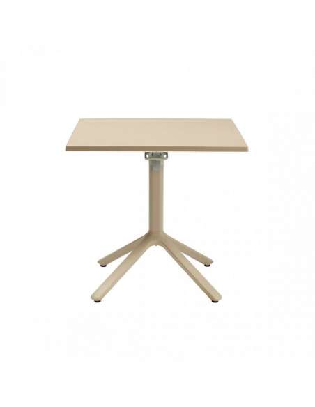 alt= Mesa Eco Folding 70 cm. x 70 cm. Smooth Top