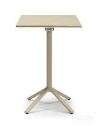 alt= Mesa Eco Folding 70 cm. x 70 cm. Smooth Top