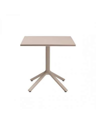alt= Mesa Eco Fixed 70 cm. x 70 cm. Smooth Top