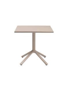 alt= Mesa Eco Fixed 80 cm. x 80 cm. Smooth Top