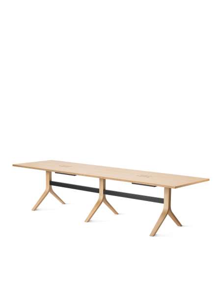 alt= Mesa Hey Long Roble 90 cm. x 320 cm