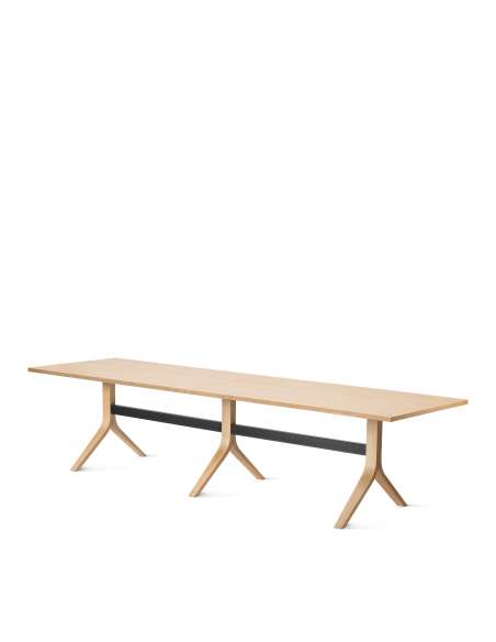alt= Mesa Hey Long Roble 90 cm. x 320 cm