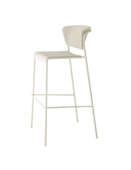 alt= Taburete Lisa Tecnopolímero h65