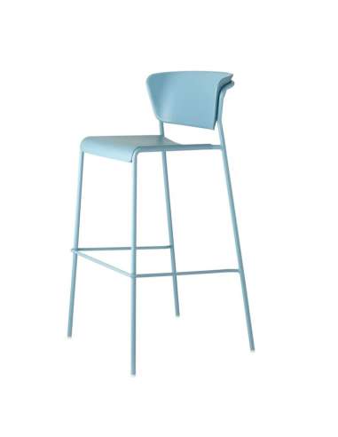 alt= Taburete Lisa Tecnopolímero h65