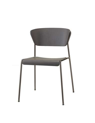 alt= Silla Lisa madera