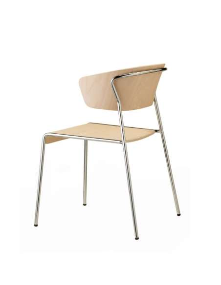 alt= Sillón Lisa madera