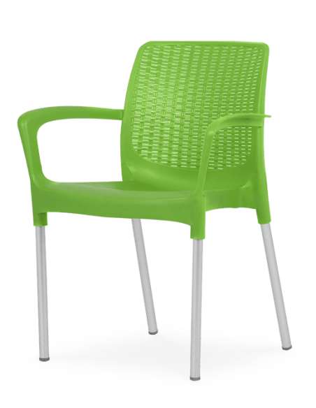 alt= silla Alexa rattan