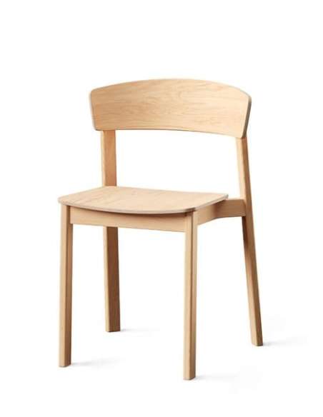 alt= Silla Nord roble asiento tapizado