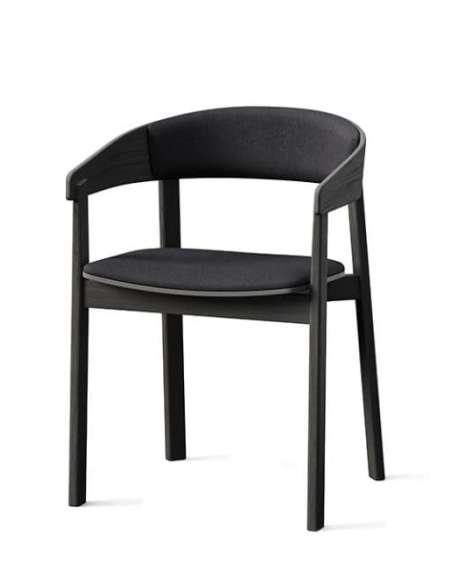 alt= Sillón Nord haya asiento tapizado