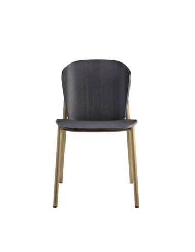 alt= Silla Finn Metal wood