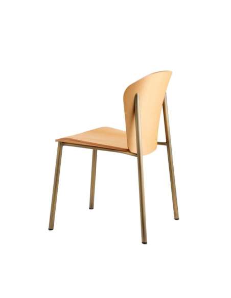 alt= Silla Finn Metal wood