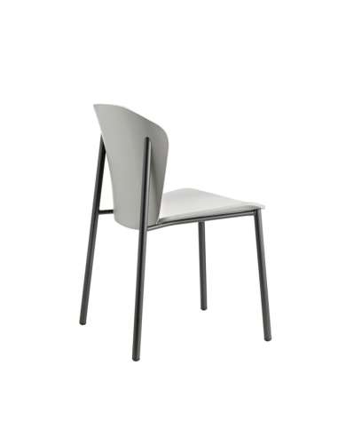 alt= Silla Finn Metal wood