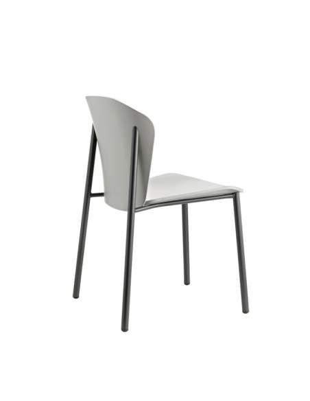 alt= Silla Finn Metal wood