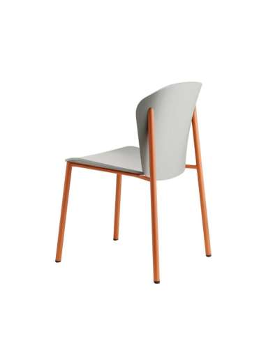 alt= Silla Finn Metal wood