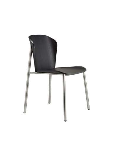 alt= Silla Finn Metal wood