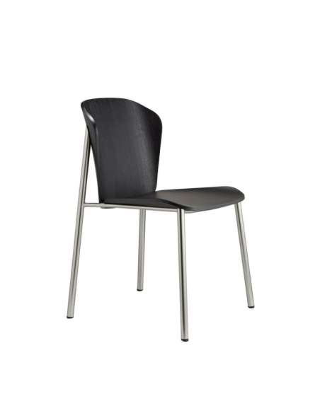 alt= Silla Finn Metal wood