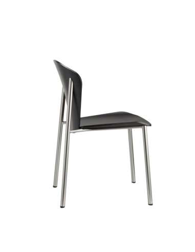 alt= Silla Finn Metal wood
